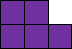 pentomino with an area of 5 square units and a perimeter of 10 units